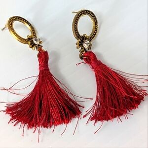 Tassel Dangle Earrings by Anthropologie